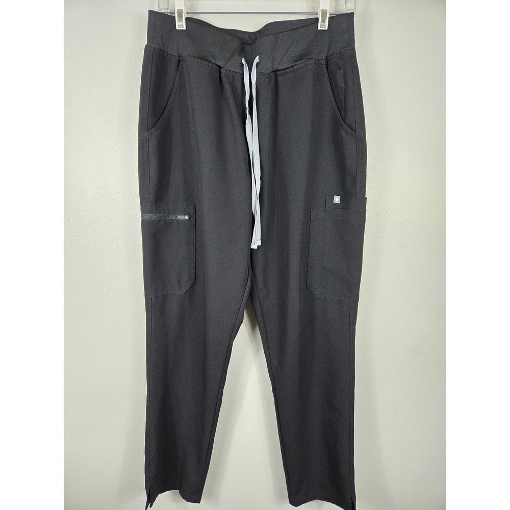 Figs Technical Collection Black Cargo Scrub Pants Womens Large W22SW2013